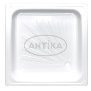 Поддон квадрат 90х90х15 Antika стальной (ВИЗ)