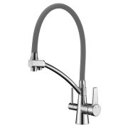 Смеситель для кухни шаровый Lemark LM3071C-Gray
