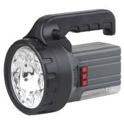 Фонарь прожектор аккумулятор. ЭРА 9 LED, галоген10W, люмин7W